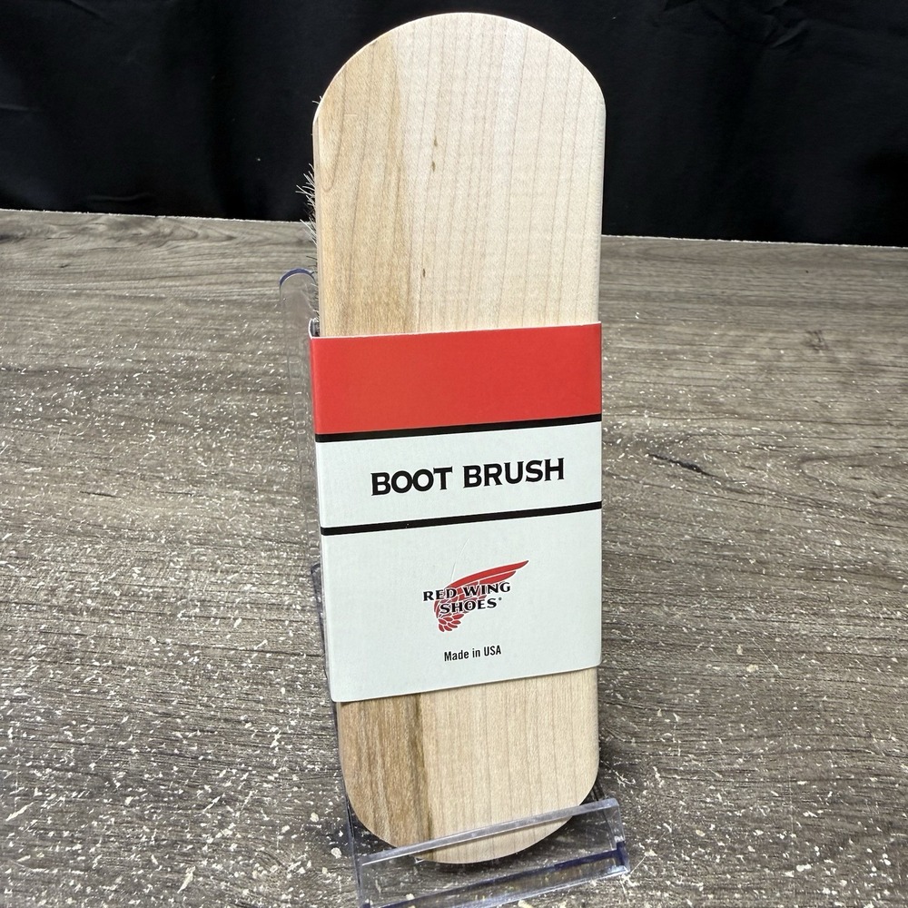 RED WING BOOT BRUSH For Boot Polishing 97106 Made In The USA Horse Hair